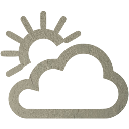 partly cloudy day icon