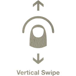vertical swipe 2 icon