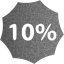 10 percent badge