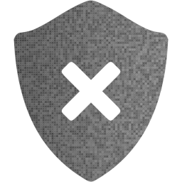 delete shield icon