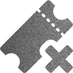 delete ticket icon