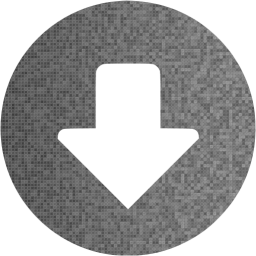 down circular icon