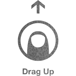 drag up 2 icon