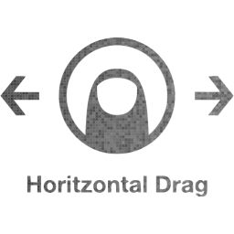 horizontal drag 2 icon