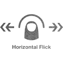 horizontal flick 2 icon