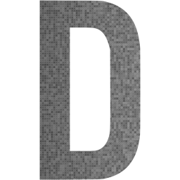 letter d icon