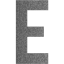 letter e