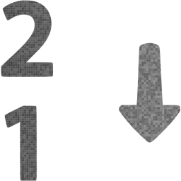 numerical sorting 2 icon