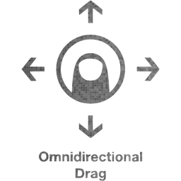 omnidirectional drag 2 icon