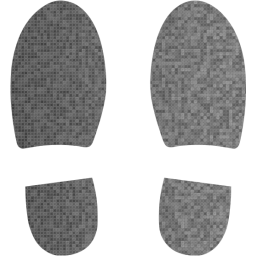 shoes footprints icon