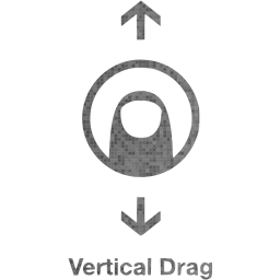 vertical drag 2 icon
