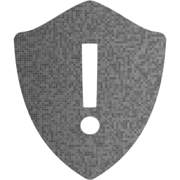 warning shield icon