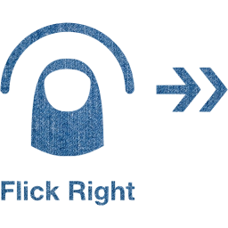 flick right 2 icon