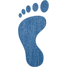 left footprint icon