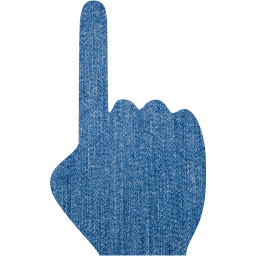 one finger icon