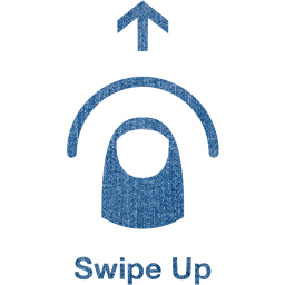 swipe up 2 icon