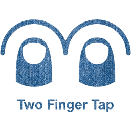 two finger tap 2 icon