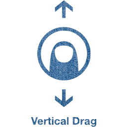 vertical drag 2 icon