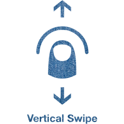 vertical swipe 2 icon