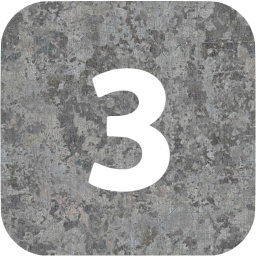 3 filled icon