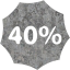 40 percent badge