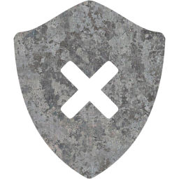 delete shield icon