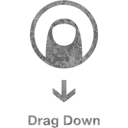drag down 2 icon