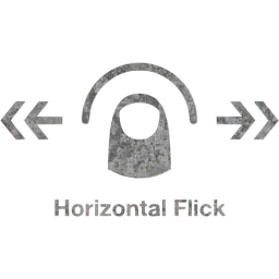 horizontal flick 2 icon