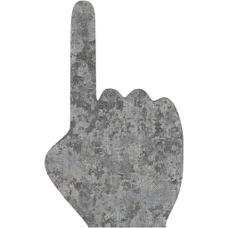 one finger icon