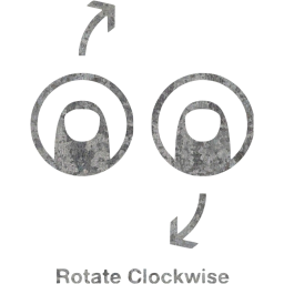 rotate clockwise 2 icon