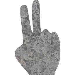 two fingers icon
