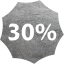 30 percent badge