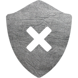 delete shield icon