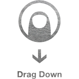 drag down 2 icon