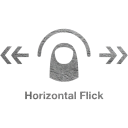 horizontal flick 2 icon