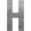 letter h