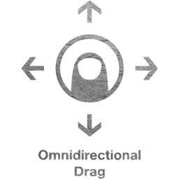 omnidirectional drag 2 icon