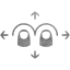 two finger omnidirectional swipe