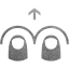 two finger swipe up