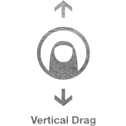 vertical drag 2 icon