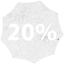 20 percent badge