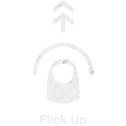 flick up 2 icon