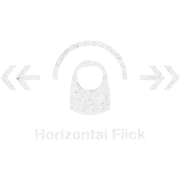 horizontal flick 2 icon
