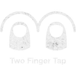 two finger tap 2 icon