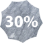 30 percent badge