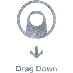 drag down 2 icon