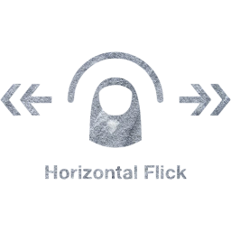 horizontal flick 2 icon