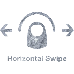 horizontal swipe 2 icon