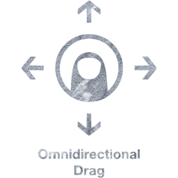 omnidirectional drag 2 icon