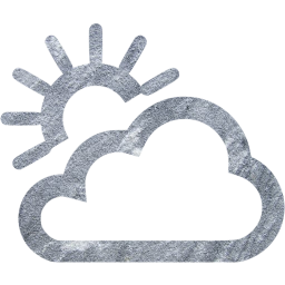 partly cloudy day icon